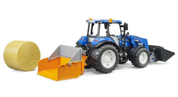 bruder Traktor New Holland T5.120 mit Frontlader